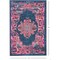 Homeroots 2 x 3 ft. Blue & Pink Medallion Scatter Area Rug 385251 - alternate 2